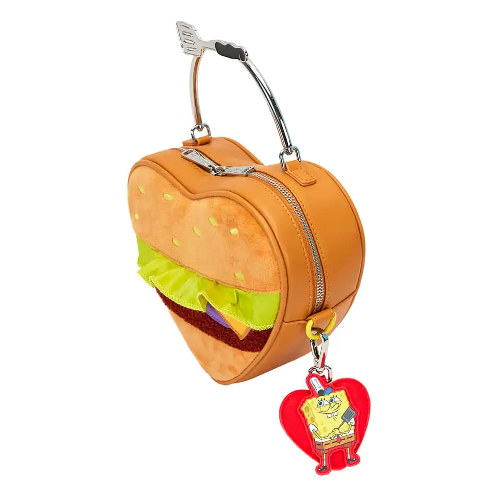 Nickelodeon by Loungefly Crossbody Spongebob Krabby Patty plyšová kabelka cez telo produktová fotografia