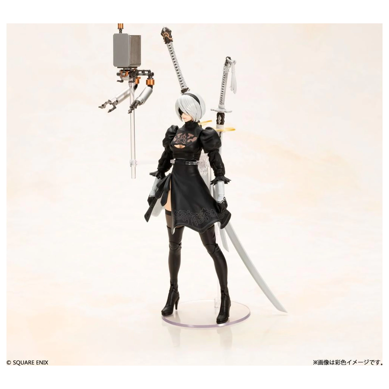 NieR:Automata 2B Plastový model stavebnice 15cm produktová fotografia