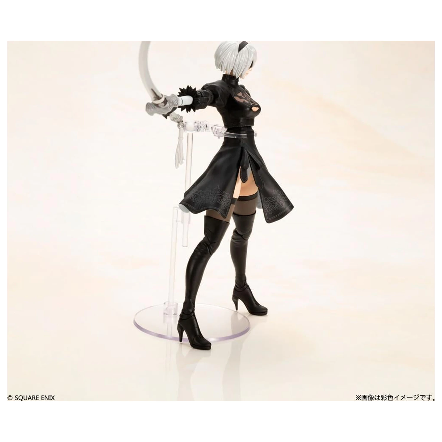 NieR:Automata 2B Plastový model stavebnice 15cm produktová fotografia