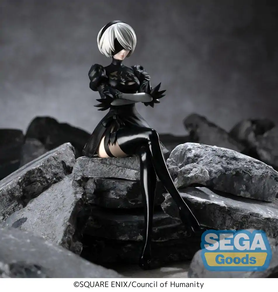 NieR:Automata Ver1.1a PM Sedící PVC Socha 2B 13 cm produktová fotografia