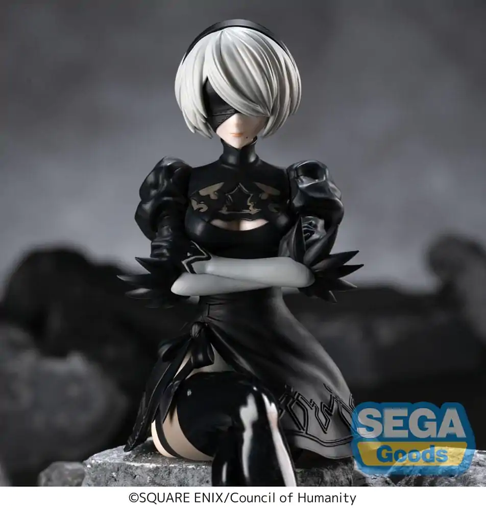 NieR:Automata Ver1.1a PM Sedící PVC Socha 2B 13 cm produktová fotografia