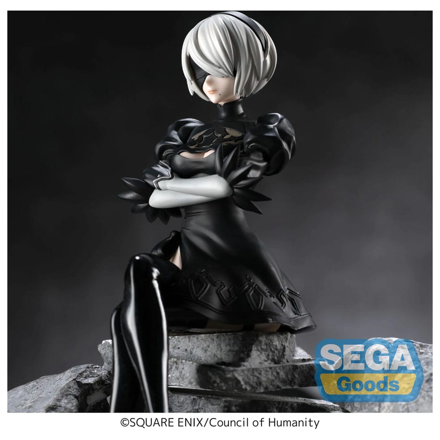 NieR:Automata Ver1.1a PM Perching PVC soška 2B 13 cm produktová fotografia