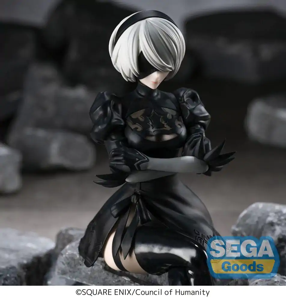 NieR:Automata Ver1.1a PM Sedící PVC Socha 2B 13 cm produktová fotografia