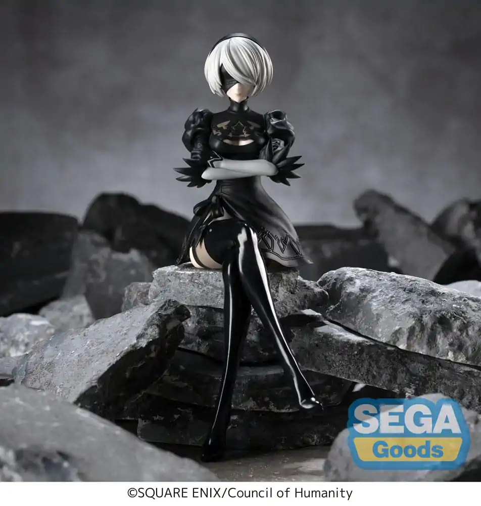 NieR:Automata Ver1.1a PM Sedící PVC Socha 2B 13 cm produktová fotografia