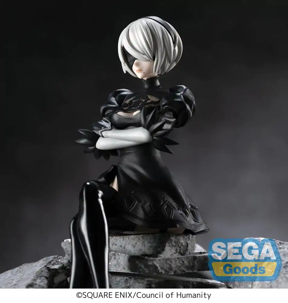 NieR:Automata Ver1.1a PM Sedící PVC Socha 2B 13 cm produktová fotografia