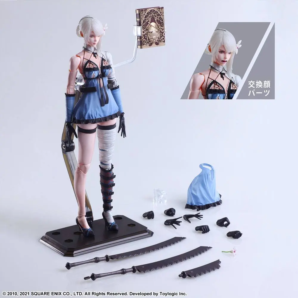 Nier Replicant ver.1.22474487139... Play Arts Kai Akčná figúrka Kainé 26 cm termékfotó