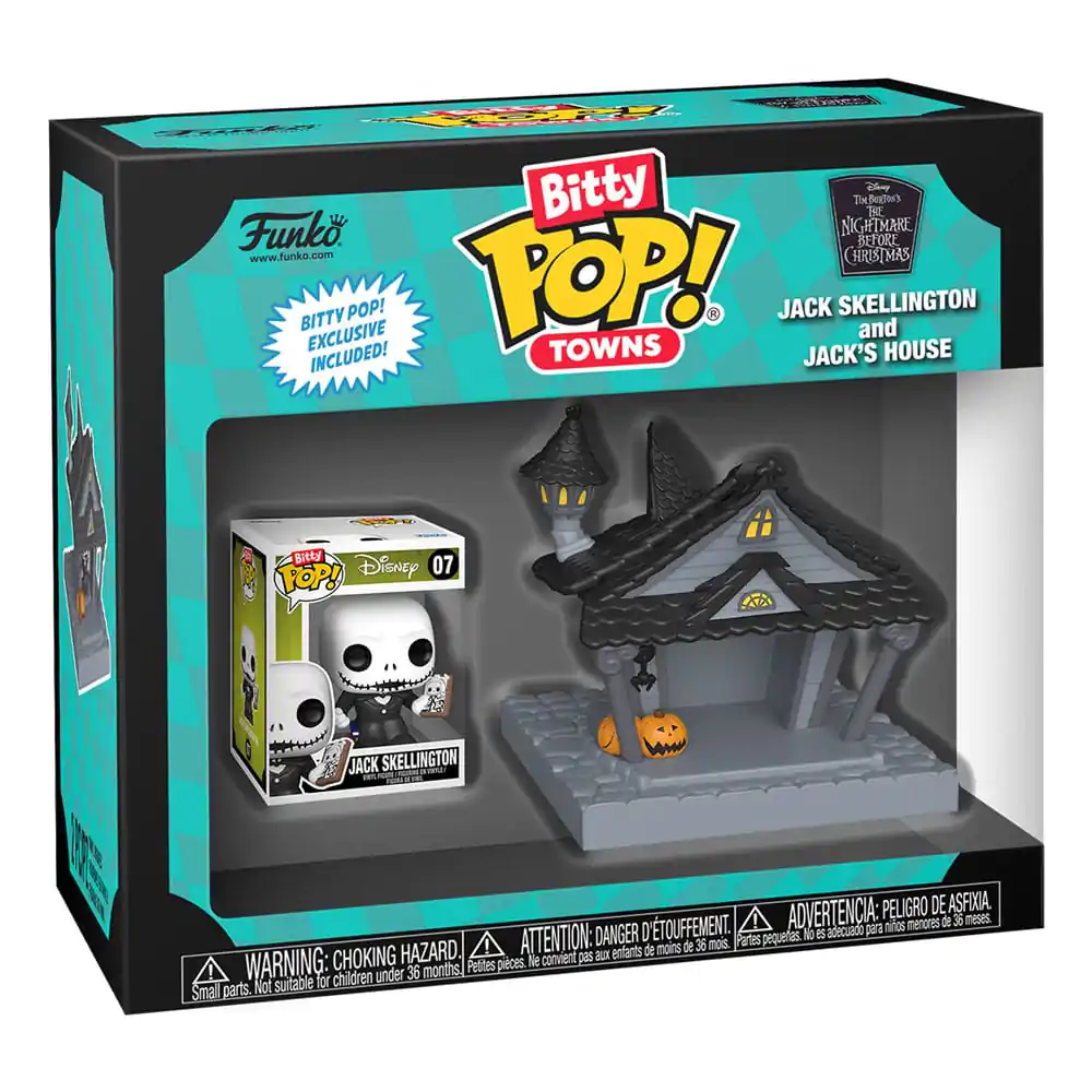 Nightmare before Christmas Bitty Funko POP! Town vinylová figúrka Jack at Home produktová fotografia