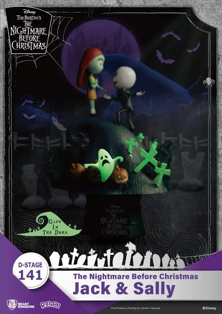 Nightmare before Christmas D-Stage PVC Dioráma Jack & Sally 15 cm produktová fotografia