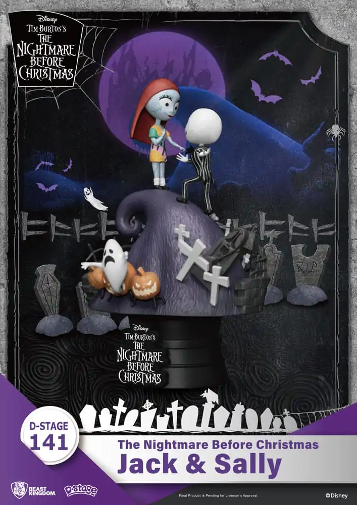 Nightmare before Christmas D-Stage PVC Dioráma Jack & Sally 15 cm produktová fotografia