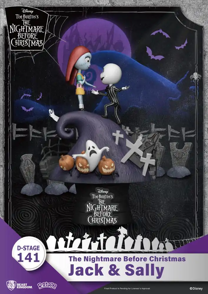 Nightmare before Christmas D-Stage PVC Dioráma Jack & Sally 15 cm produktová fotografia