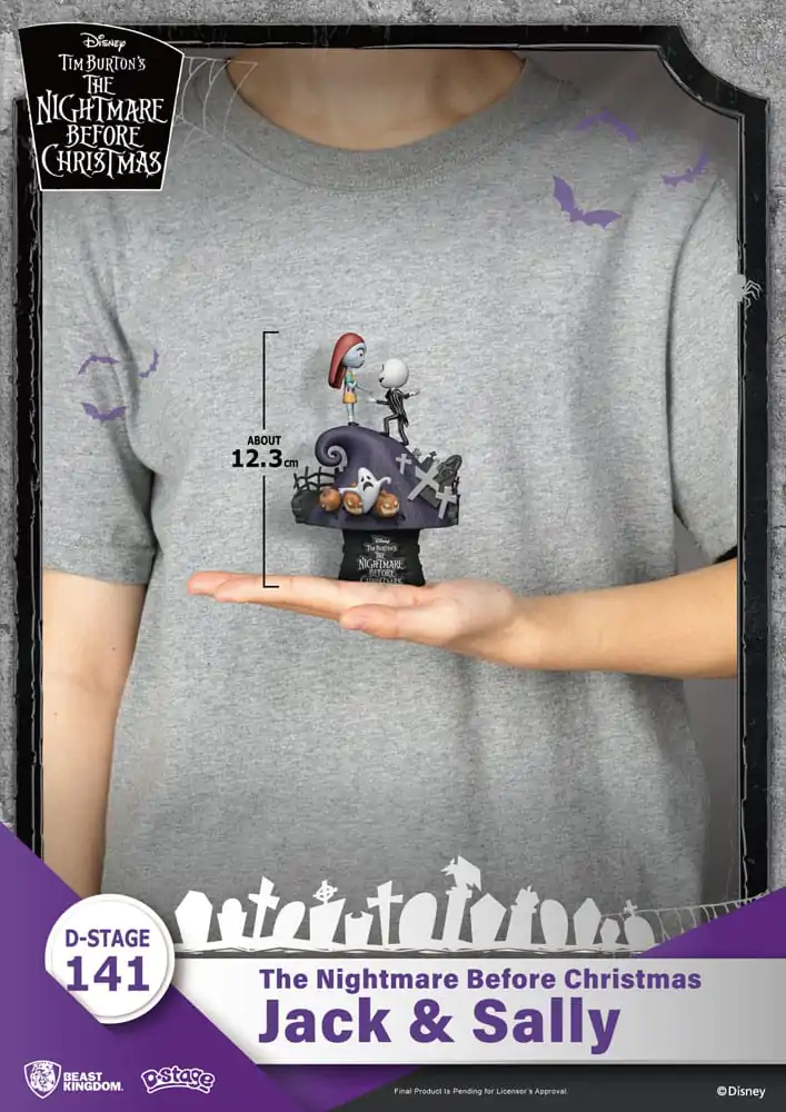 Nightmare before Christmas D-Stage PVC Dioráma Jack & Sally 15 cm produktová fotografia