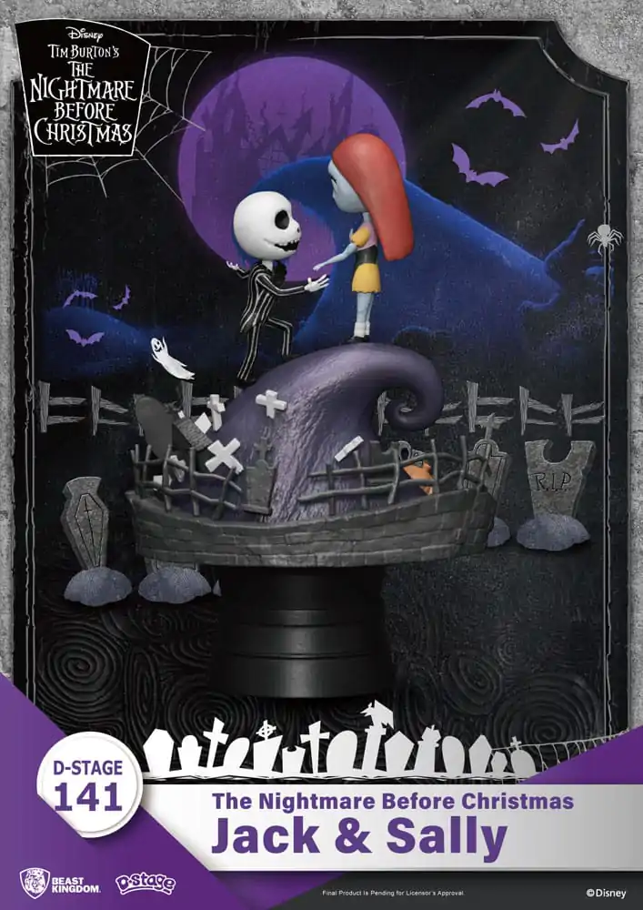 Nightmare before Christmas D-Stage PVC Dioráma Jack & Sally 15 cm produktová fotografia