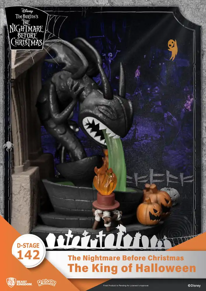 Nightmare before Christmas D-Stage PVC Diorama The King of Halloween 15 cm produktová fotografia