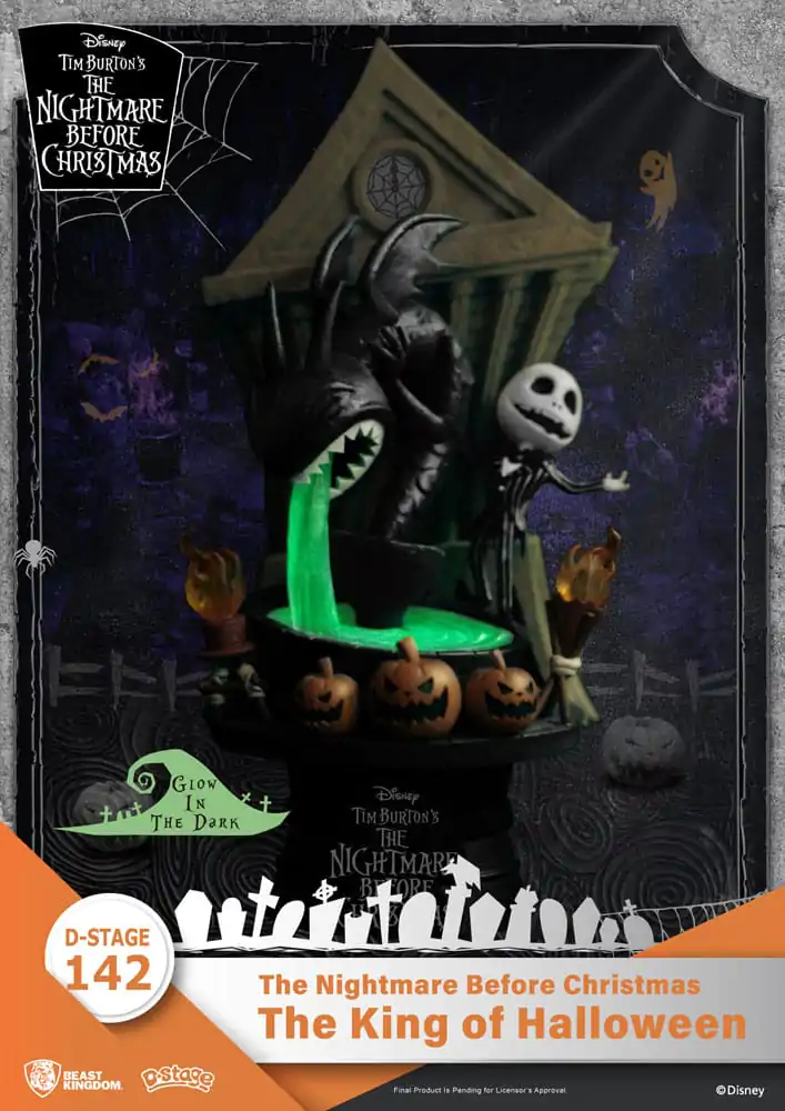 Nightmare before Christmas D-Stage PVC Diorama The King of Halloween 15 cm produktová fotografia