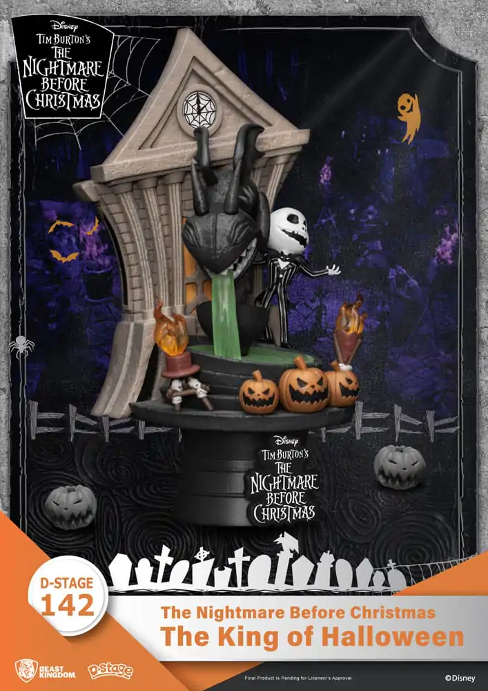 Nightmare before Christmas D-Stage PVC Diorama The King of Halloween 15 cm produktová fotografia