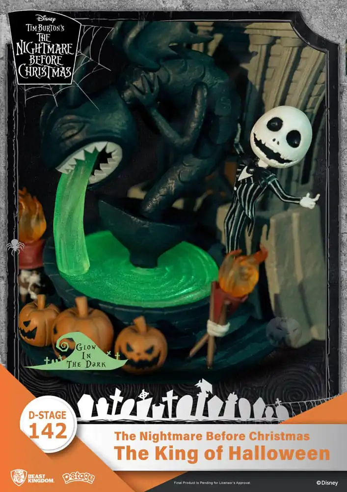 Nightmare before Christmas D-Stage PVC Diorama The King of Halloween 15 cm produktová fotografia