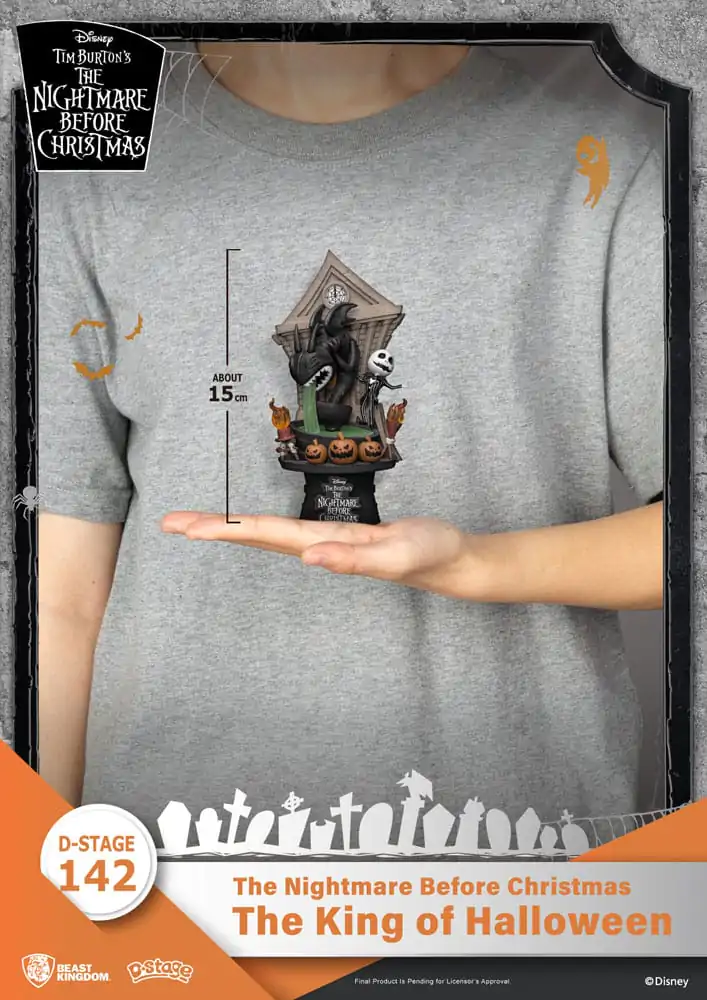 Nightmare before Christmas D-Stage PVC Diorama The King of Halloween 15 cm produktová fotografia