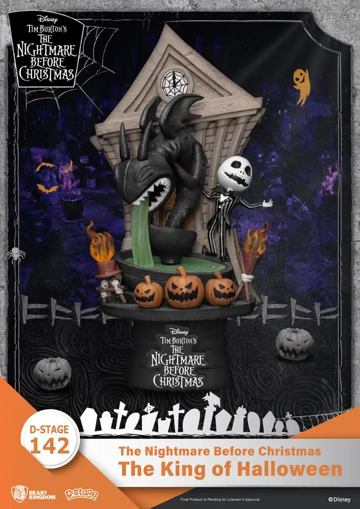 Nightmare before Christmas D-Stage PVC Diorama The King of Halloween 15 cm produktová fotografia