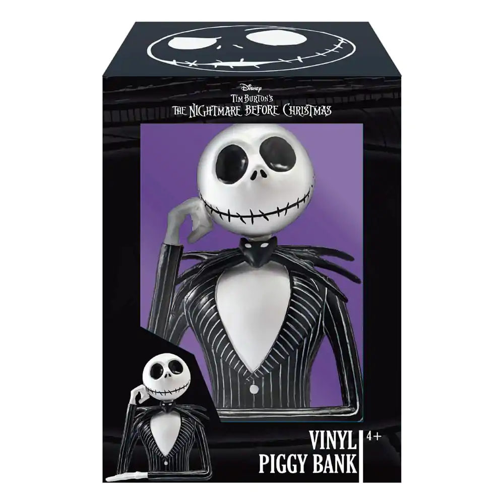 Nightmare before Christmas Figural Bank Deluxe Box Jack Busta produktová fotografia