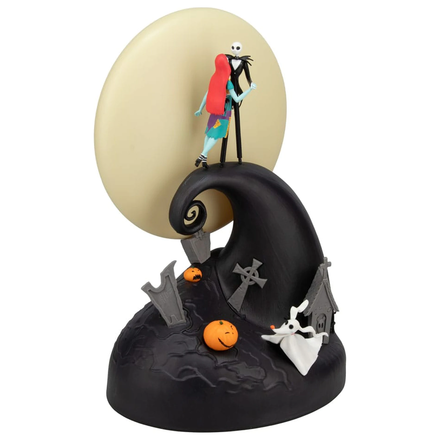 Nightmare before Christmas Diorama Svetlo Jack & Sally produktová fotografia