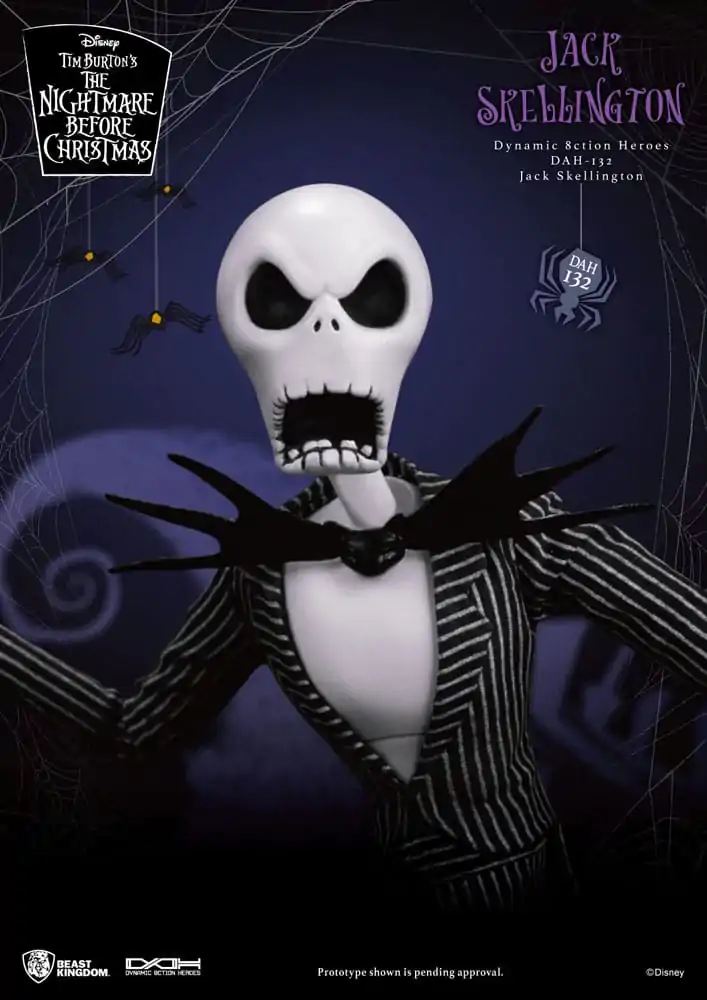 Nightmare before Christmas Dynamic 8ction Heroes figúrka 1/9 Jack 21 cm termékfotó