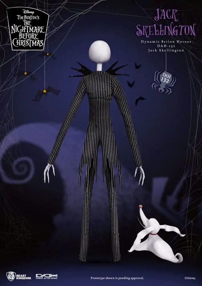 Nightmare before Christmas Dynamic 8ction Heroes figúrka 1/9 Jack 21 cm termékfotó