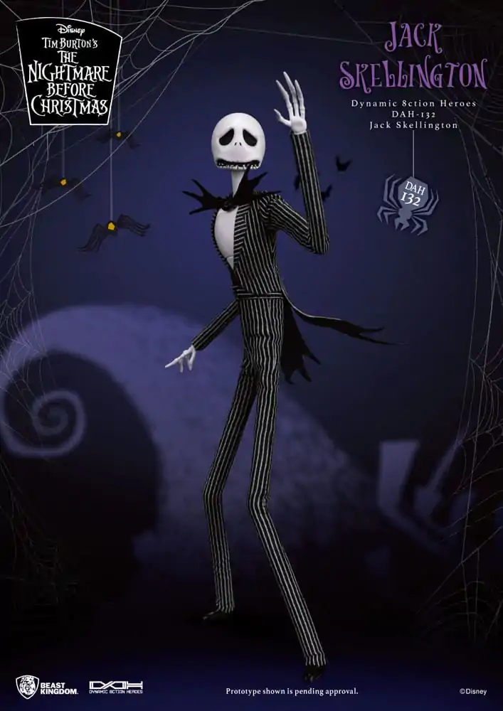 Nightmare before Christmas Dynamic 8ction Heroes figúrka 1/9 Jack 21 cm termékfotó