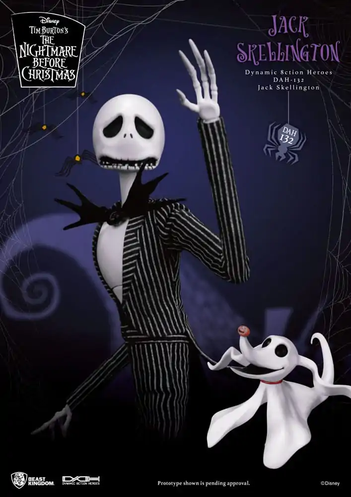 Nightmare before Christmas Dynamic 8ction Heroes figúrka 1/9 Jack 21 cm termékfotó