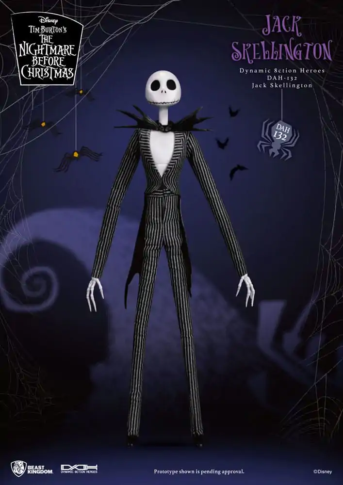 Nightmare before Christmas Dynamic 8ction Heroes figúrka 1/9 Jack 21 cm termékfotó