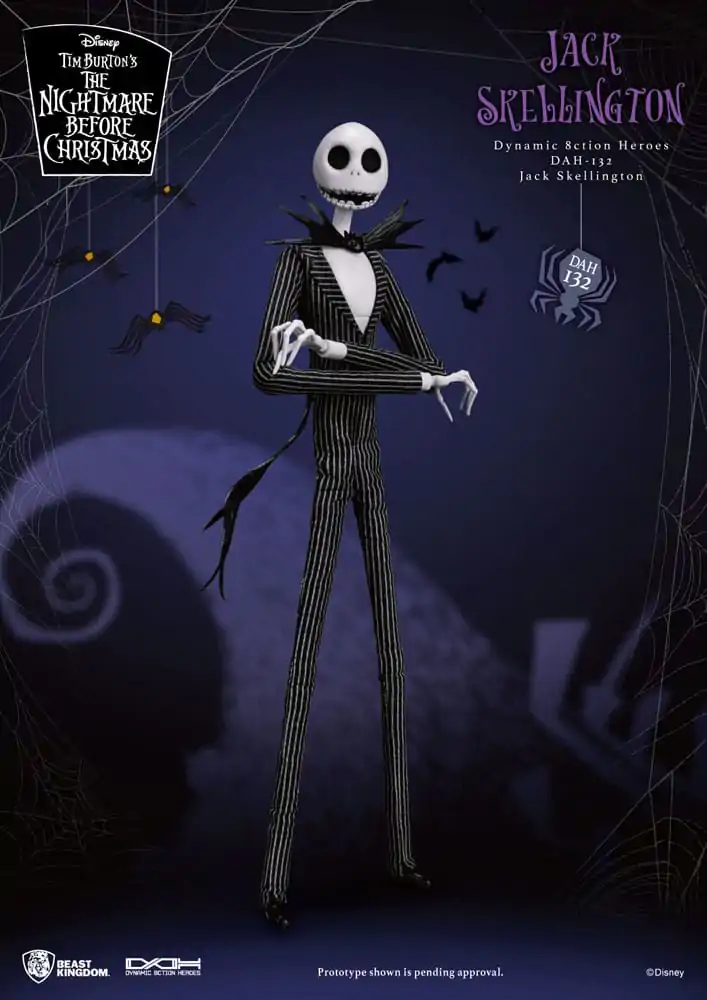 Nightmare before Christmas Dynamic 8ction Heroes figúrka 1/9 Jack 21 cm termékfotó