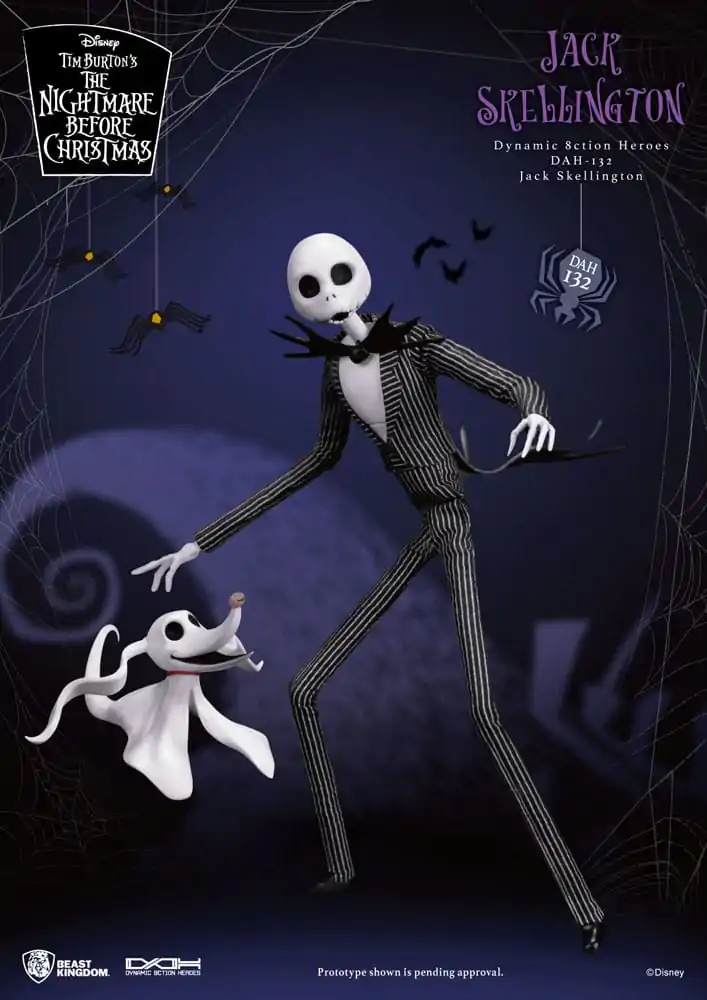 Nightmare before Christmas Dynamic 8ction Heroes figúrka 1/9 Jack 21 cm termékfotó