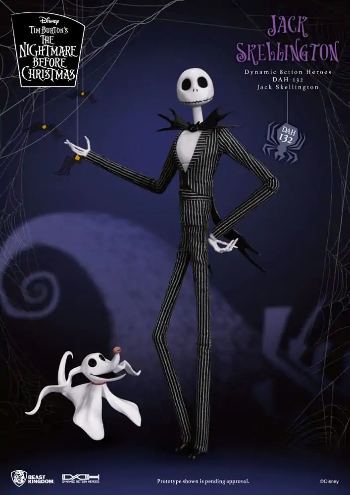 Nightmare before Christmas Dynamic 8ction Heroes figúrka 1/9 Jack 21 cm termékfotó