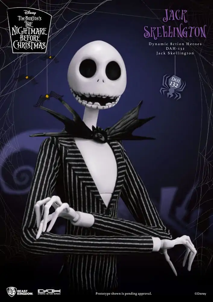 Nightmare before Christmas Dynamic 8ction Heroes figúrka 1/9 Jack 21 cm termékfotó