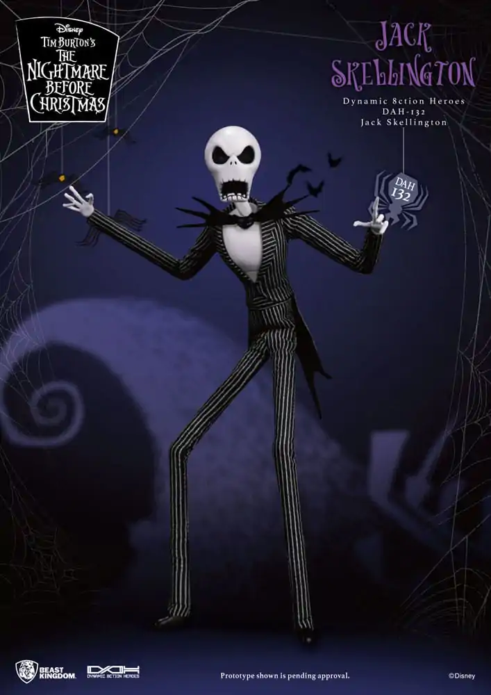 Nightmare before Christmas Dynamic 8ction Heroes figúrka 1/9 Jack 21 cm termékfotó