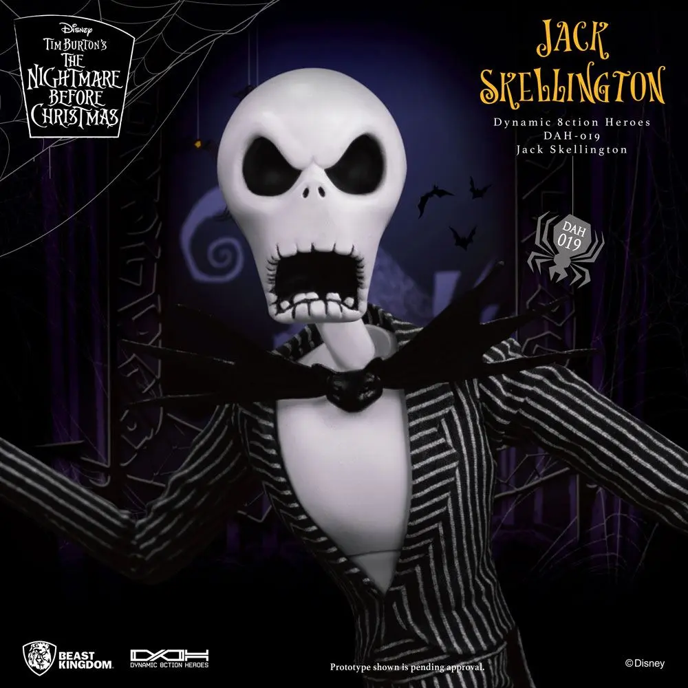Nightmare before Christmas Dynamic 8ction Heroes Akčná Figúrka 1/9 Jack Skellington 21 cm produktová fotografia