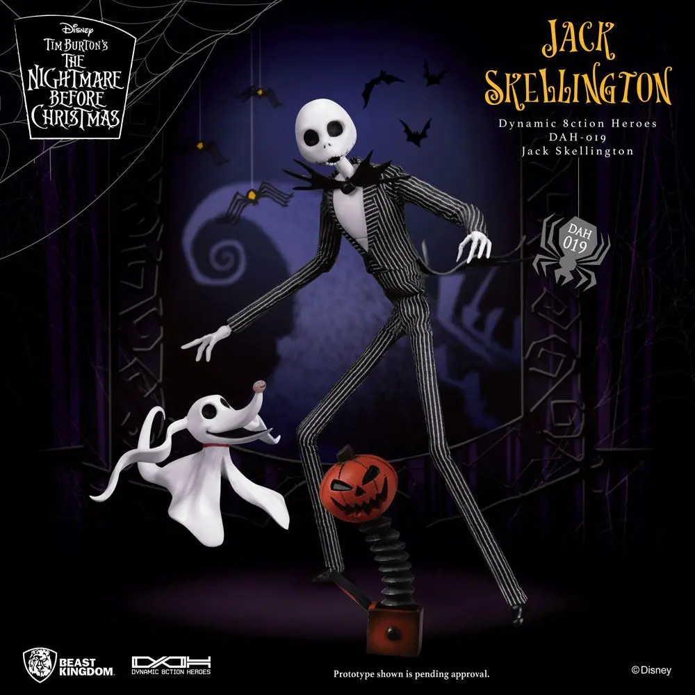 Nightmare before Christmas Dynamic 8ction Heroes Akčná Figúrka 1/9 Jack Skellington 21 cm produktová fotografia
