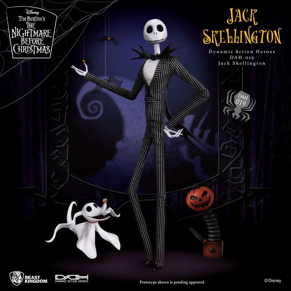 Nightmare before Christmas Dynamic 8ction Heroes Akčná Figúrka 1/9 Jack Skellington 21 cm produktová fotografia