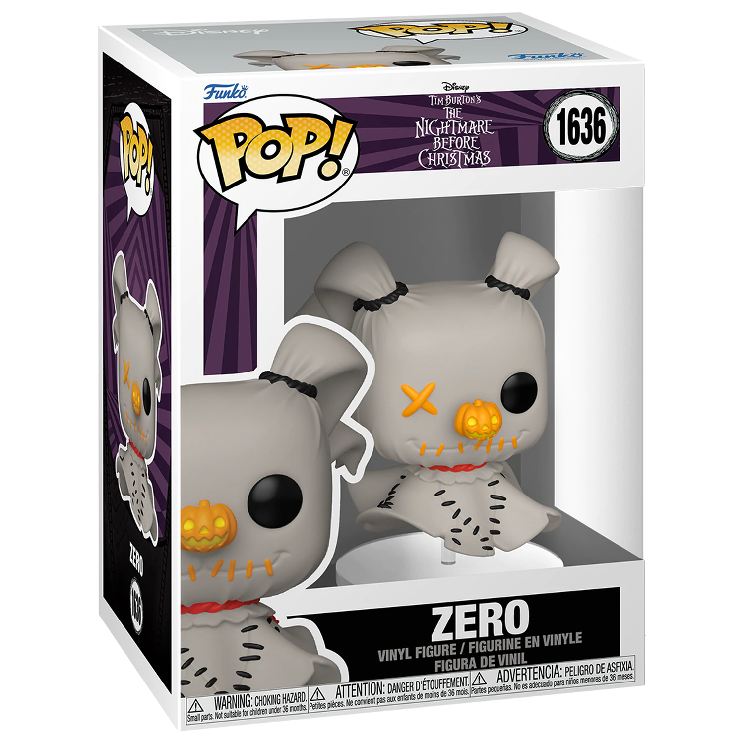 Nightmare Before Christmas Funko POP! Vinylová figúrka Patchwork - Zero 9 cm produktová fotografia