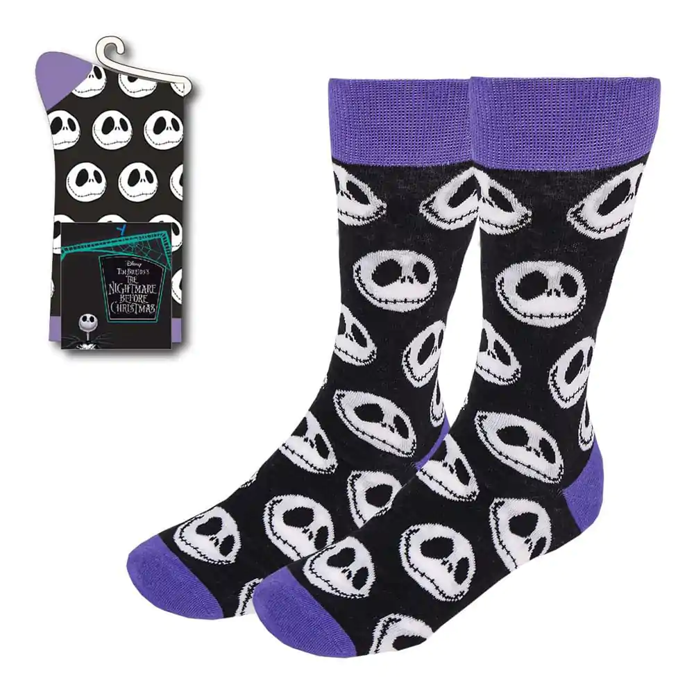Nightmare before Christmas Ponožky Jack´s Face Purple 38-45 produktová fotografia