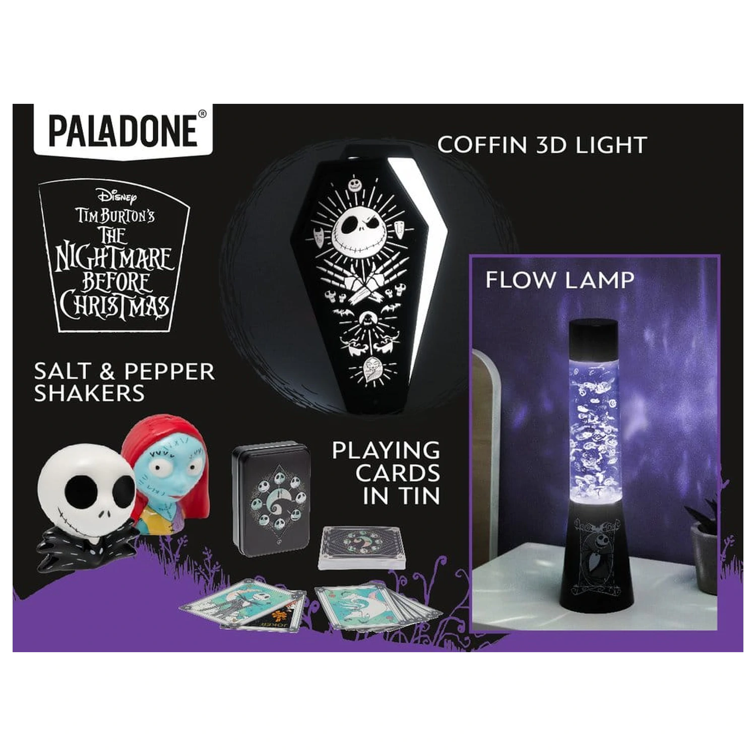 Nightmare Before Christmas Svetelný tok 33 cm produktová fotografia