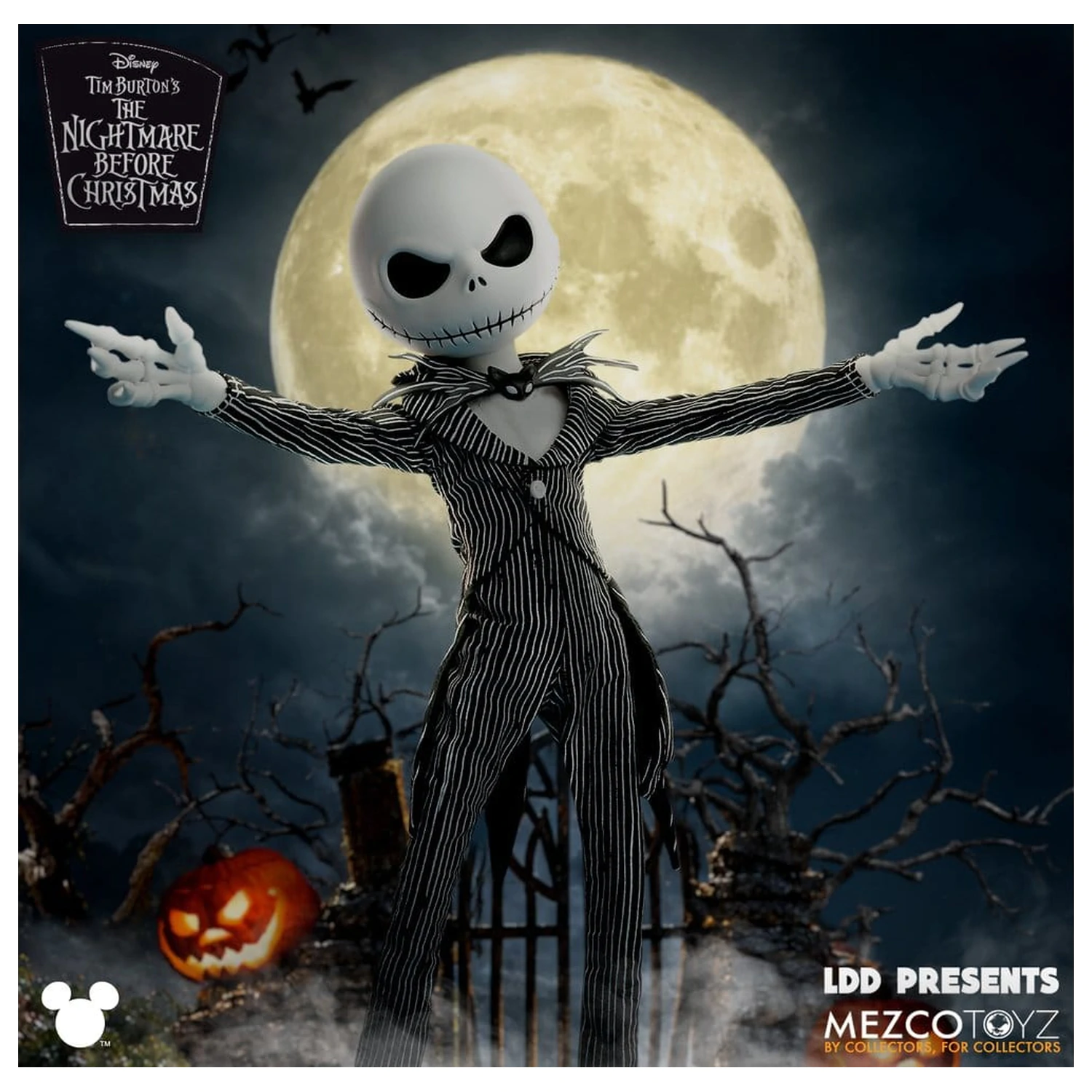 Nightmare Before Christmas LDD Presents Bábika Jack Skellington 25 cm produktová fotografia