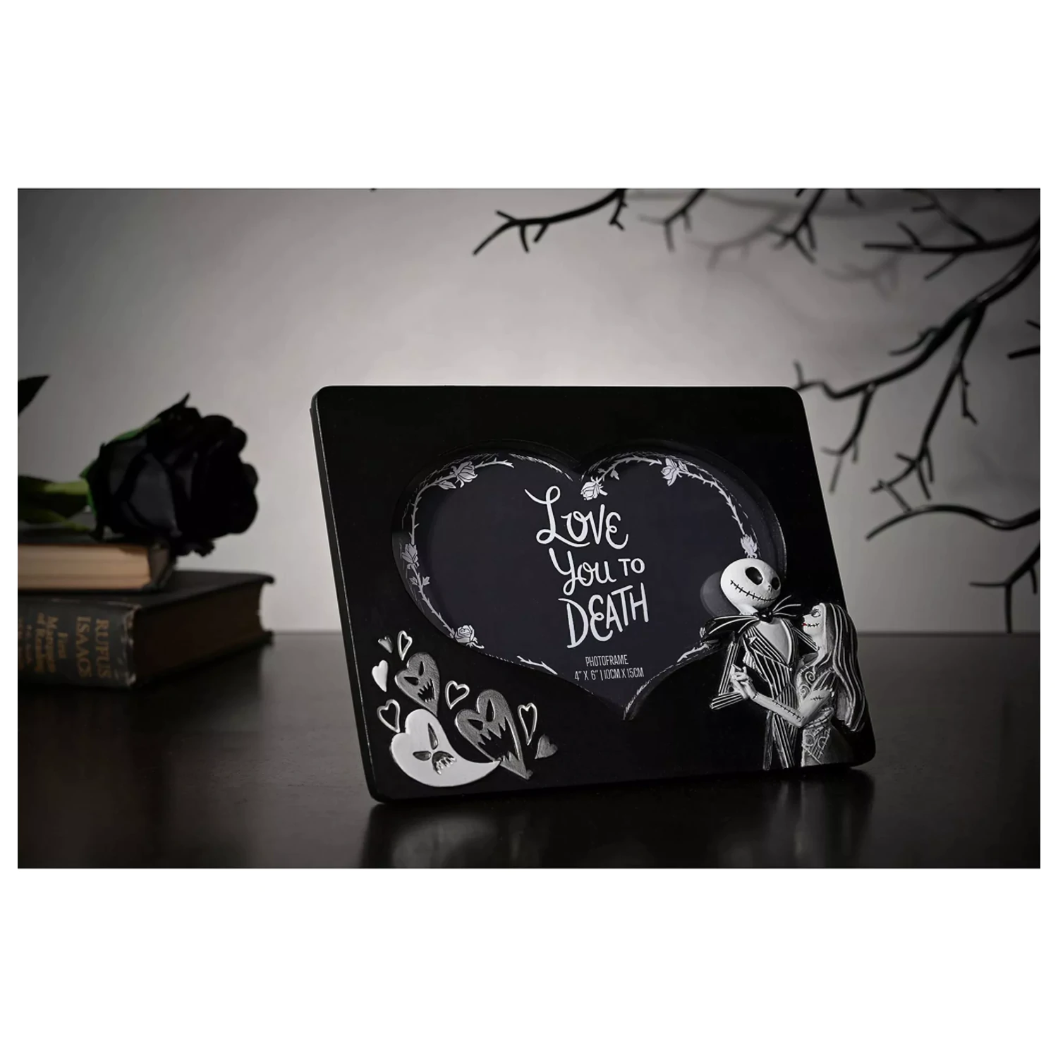 Nightmare Before Christmas Milujem ťa na smrť 3D fotorámik produktová fotografia