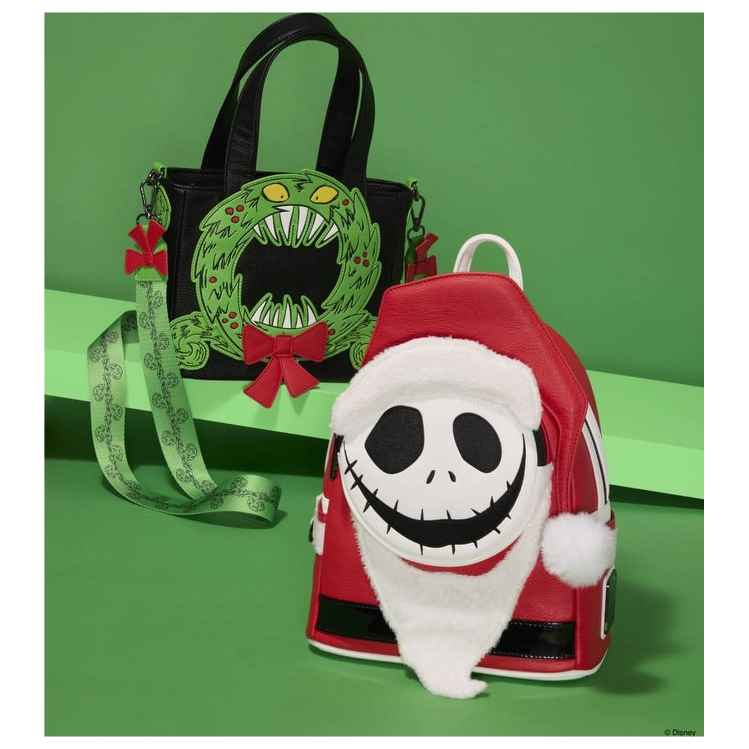 Nightmare before Christmas by Loungefly Taška cez rameno Man-Eating Wreath produktová fotografia