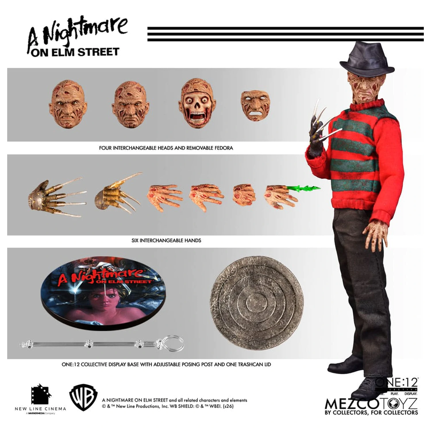 Nightmare On Elm Street Akčná figúrka 1/12 Freddy Krueger 17 cm produktová fotografia