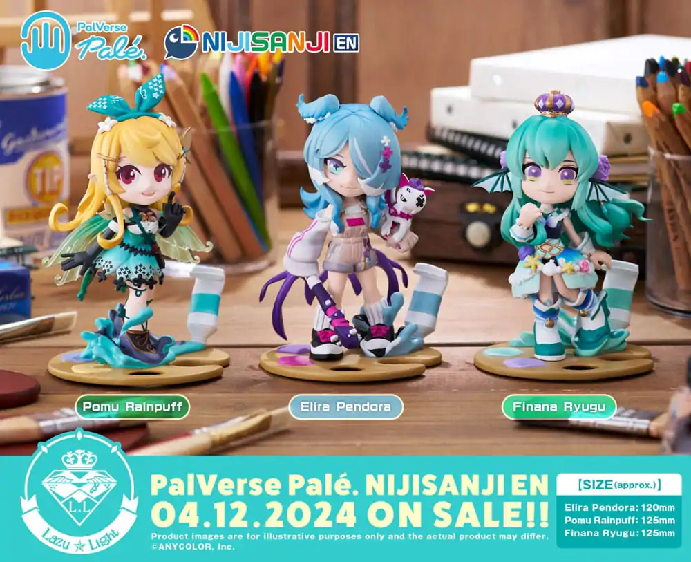 Nijisanji PalVerse PVC figúrka Finana Ryugu 12 cm termékfotó