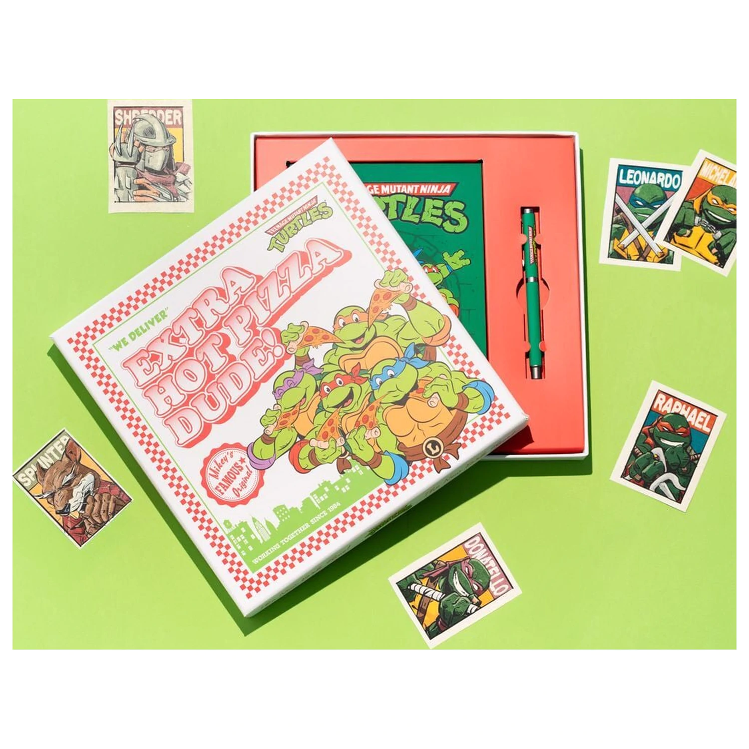 Ninja Turtles A5 zápisník + pero produktová fotografia