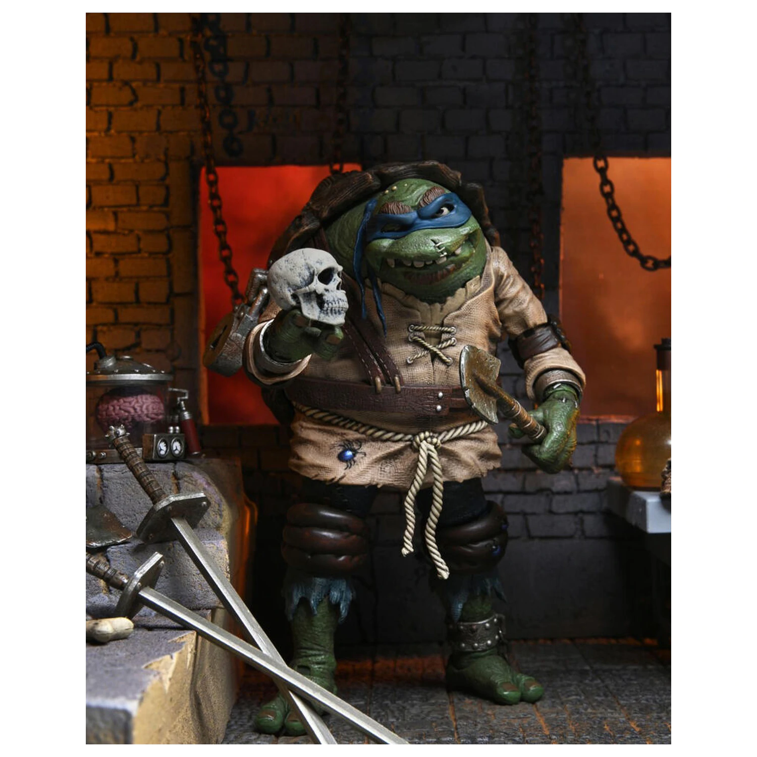 Ninja Turtles Leonardo ako Hunchback Ultimate figúrka 18 cm produktová fotografia