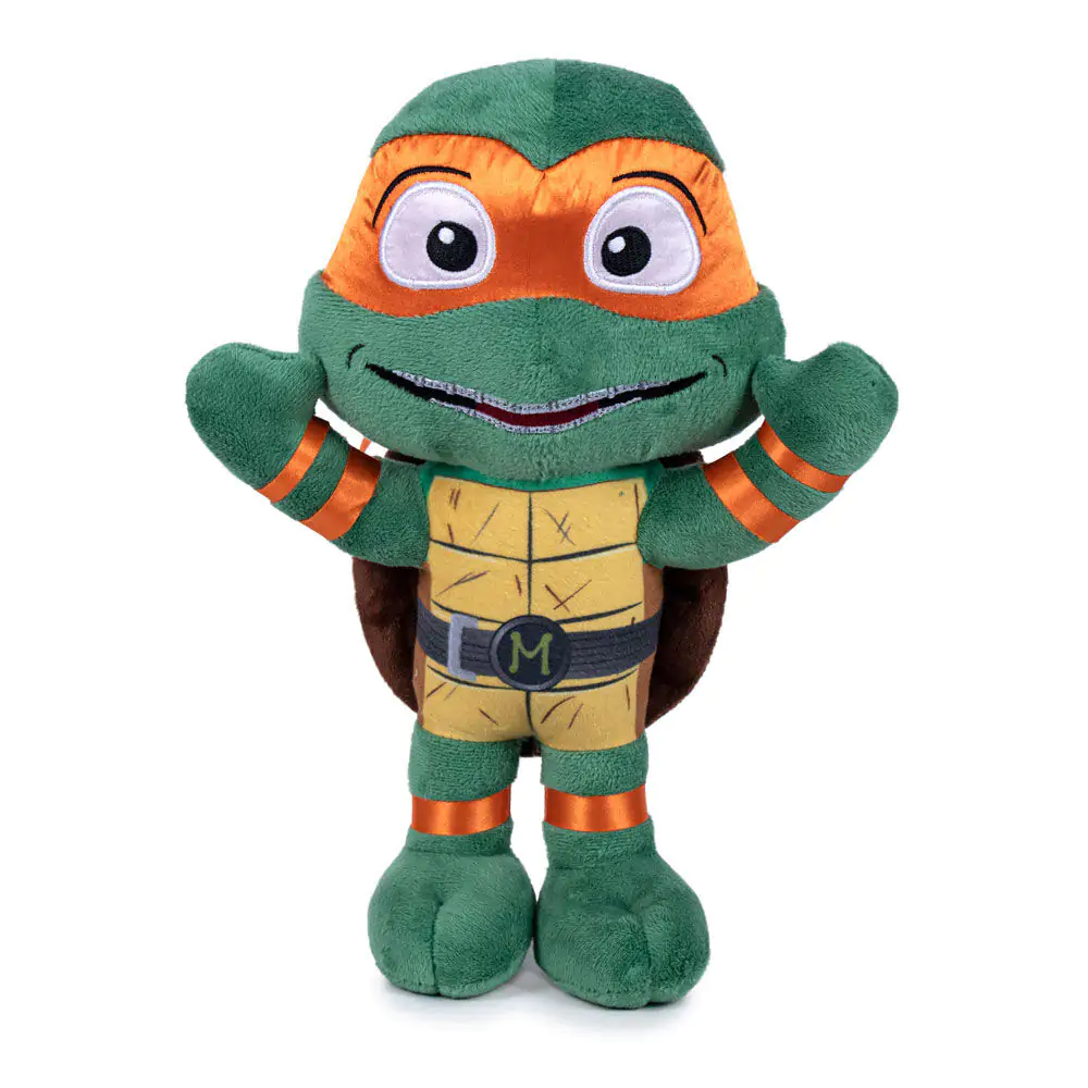 Ninja Turtles Mutant Mayhem Michelangelo plyšová hračka 21 cm produktová fotografia