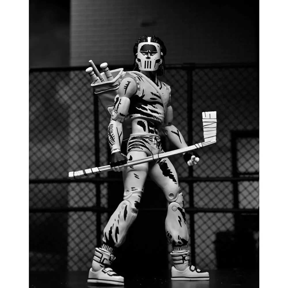 Ninja Turtles Teenage Mutant Casey Jones čierno-biela figúrka 18 cm produktová fotografia