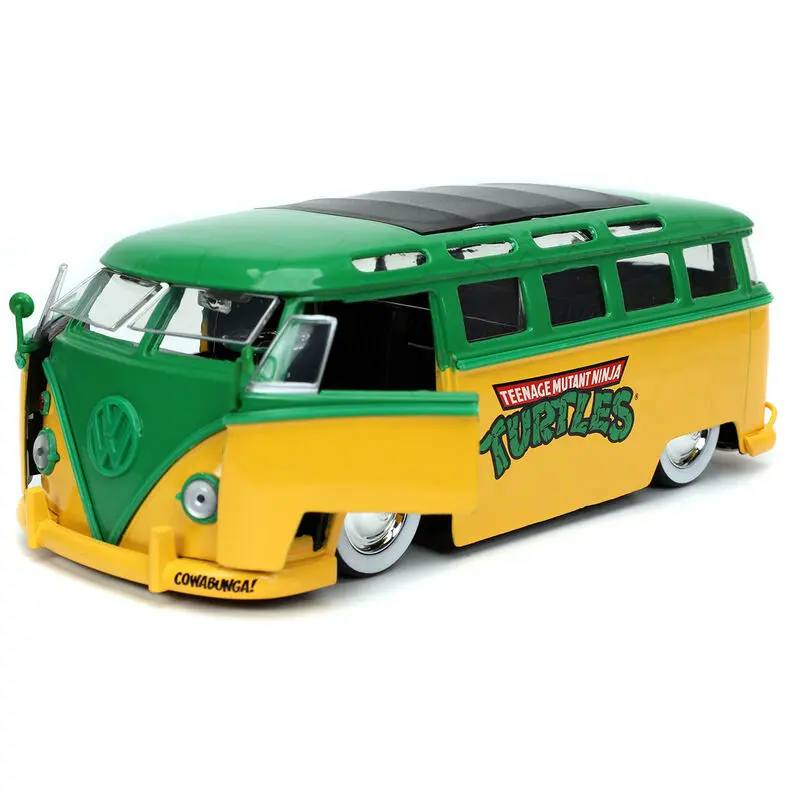 Teenage Mutant Ninja Turtles Diecast Model 1/24 1962 VW Bus Leonardo produktová fotografia